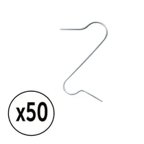 50 suspensions pour boules - platine