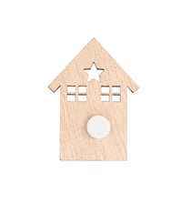 Set de 9 maisonnettes en bois à décorer - Rayher