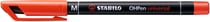 Marqueur STABILO OHPen permanent - 1 mm - rouge