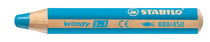 Crayon multi-talents pointe extra-large - STABILO - Bleu azur - Woody 3 in 1
