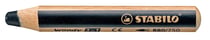 Crayon multi-talents pointe extra-large - STABILO - Noir - Woody 3 in 1