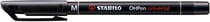 Marqueur STABILO OHPen permanent - 1 mm - noir