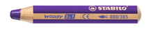 Crayon multi-talents pointe extra-large - STABILO - Violet - Woody 3 in 1