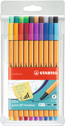 Stabilo - STABILO Stylo-feutre pointMax, noir () - Outils et accessoires du  peintre - Rue du Commerce