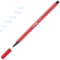 Feutre de dessin pointe moyenne - STABILO - Rouge - Pen 68