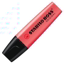Surligneur pointe large - STABILO - Rouge - BOSS ORIGINAL