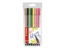 Pochette de 8 feutres de coloriage - Pen 68 - Pointe moyenne - Living Colors Floral - STABILO