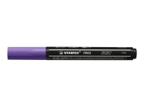 Marqueur pointe moyenne - STABILO - Violet - FREE acrylic T300