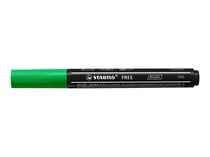 Marqueur pointe moyenne - STABILO - Vert feuille - FREE acrylic T300