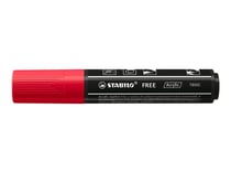 Marqueur pointe large - STABILO - Rouge foncé - FREE acrylic T800C
