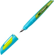 Stylo plume enfant - STABILO EASYbirdy - stylo plume enfant -  Bleu/turquoise - Droitier - avec clé de réglage