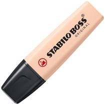 Surligneur pointe large - STABILO - Beige rosé - BOSS ORIGINAL NatureCOLORS
