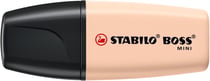 Surligneur pointe large - STABILO BOSS MINI - Naturevibes - beige rosé