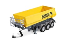 Semi-remorque à 3 essieux avec benne basculante