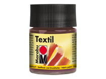 Peinture textile - 50ml - brun foncé