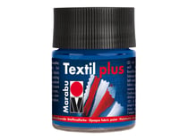 Peinture textile Plus - 50ml - ultramarine