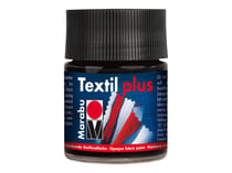 Peinture textile Plus - 50ml - noir