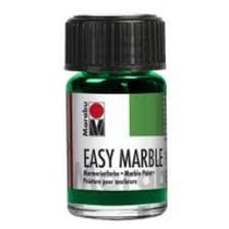 Peinture pour marbrure Marabu Easy Marble - Vert foncé 067 - 15 ml