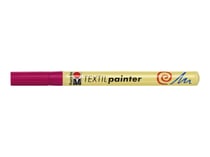 Marqueur textile - Marabu Textil painter 1-2mm - framboise