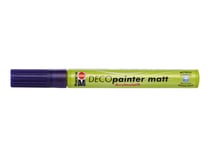 Feutre - Deco painter matt - Aubergine Mat - 3 - 4 mm - Marabu