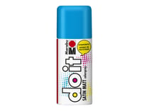 Peinture satinée en bombe - Marabu Do it 150 ml - bleu azur