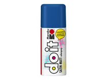 Peinture satinée en bombe - Marabu Do it 150 ml - bleu moyen