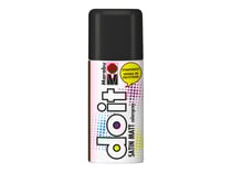 Peinture satinée en bombe - Marabu Do it 150 ml - noir