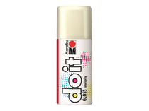 Peinture brillante en bombe - Marabu Do it Gloss 150 ml - blanc brillant