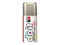 Peinture très brillante en bombe - Marabu Do it High Gloss 150 ml - argent très brillant