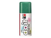 Peinture effet métallisé étincelant en bombe - Marabu Steel 150 ml - vert réfléchissant