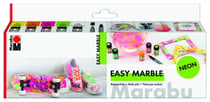 Set de peinture pour marbrure Marabu Easy Marble - Néon