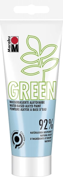 Marabu Green - Peinture - water-based alkyd - bleu pastel - mat - 100 ml