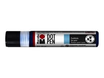Marqueur peinture - Dot pen - 25 ml - bleu moyen - Marabu