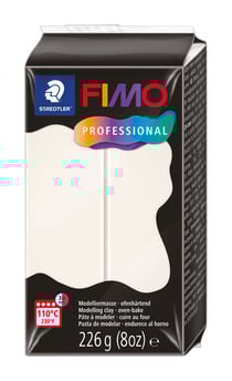 Pâte polymère Fimo - Porcelaine - 226 g