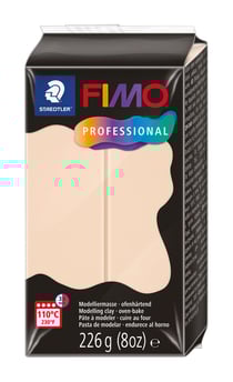Pâte polymère Fimo - beige -226 g