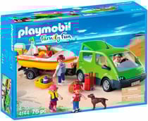 Playmobil® - Voiture familiale avec remorque porte-bateaux - 4144 - Family Fun