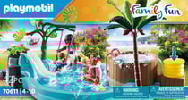 Playmobil - Family Fun - Pataugeoire avec bain à bulles - 70611