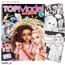 Livre de coloriage Colour & Design de TOPModel