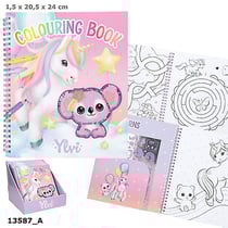 Livre de coloriage à paillettes Ylvi - Licorne
