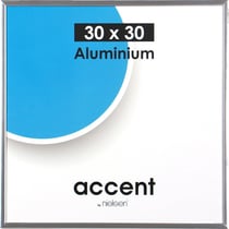 Cadre accent argent poli 30x30 cadre accent argent poli 30x30