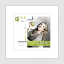 Cadre Nielsen - Apollon - Bois - Blanc - 20 x 20 cm