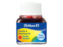 Flacon encre de Chine - 10ml - vermillon