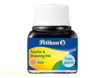 Flacon encre de Chine - 10ml - sépia