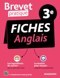 Brevet pratique : fiches anglais 3e brevet 2022 - l'essentiel pour réussir l'anglais 3e en 35 fiches efficaces