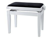 Gewa - Banquette piano Deluxe - Blanc Mat