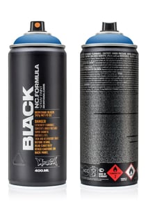 Bombe de peinture 400 ml Montana Black - Power blue P5000