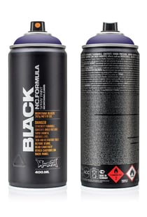 Bombe de peinture 400 ml Montana Black - Power violet P4100