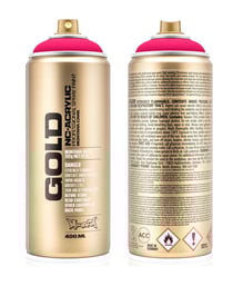 Bombe 400 ml de peinture acrylique Montana GOLD - Gleaming Pink F4000 - Fine - Opaque
