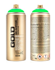 Bombe 400 ml de peinture acrylique Montana GOLD - Acid Green F6000 - Fine - Opaque