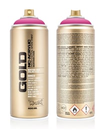 Bombe 400 ml de peinture acrylique Montana GOLD - Pink Pink G3130 - Fine - Opaque